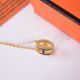 Perfect Replica Hermes H Necklace-Yellow Gold And Black (8)_th.JPG